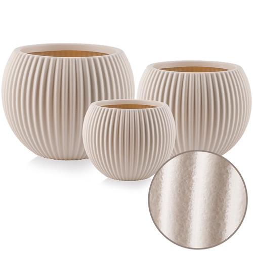 Large round concrete look - large,